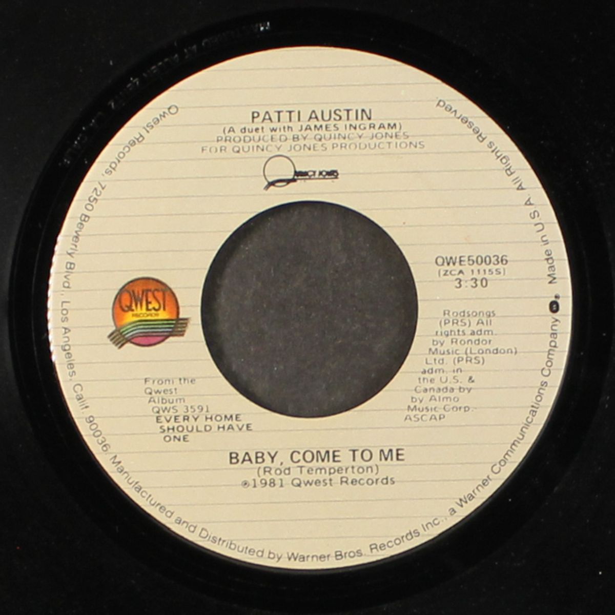 baby, come to me / solero by PATTI AUSTIN