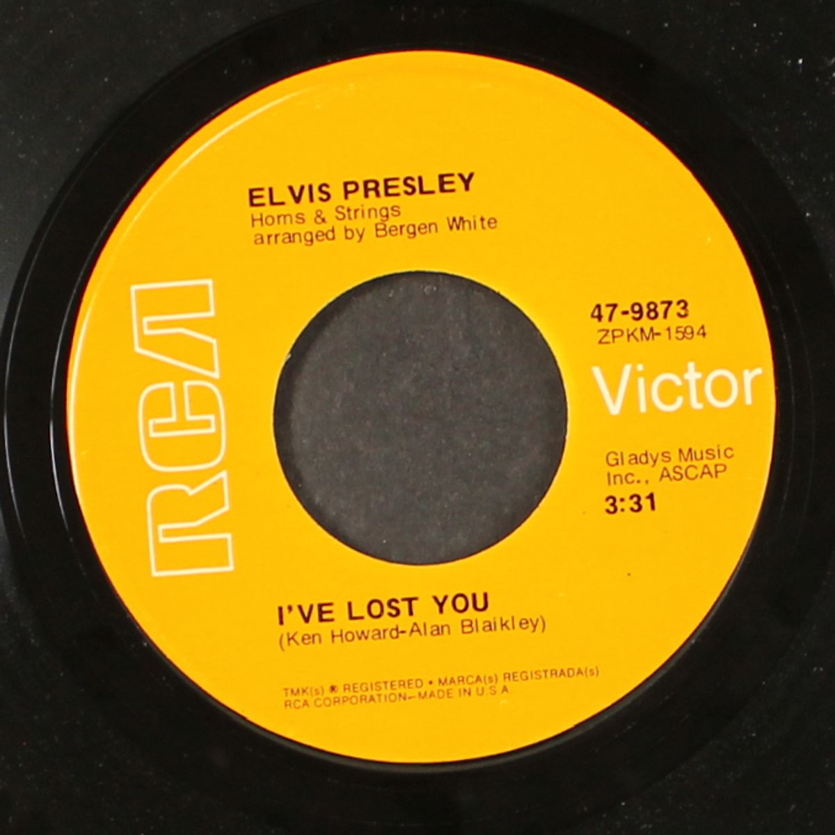 i've lost you / the next step is love by ELVIS PRESLEY