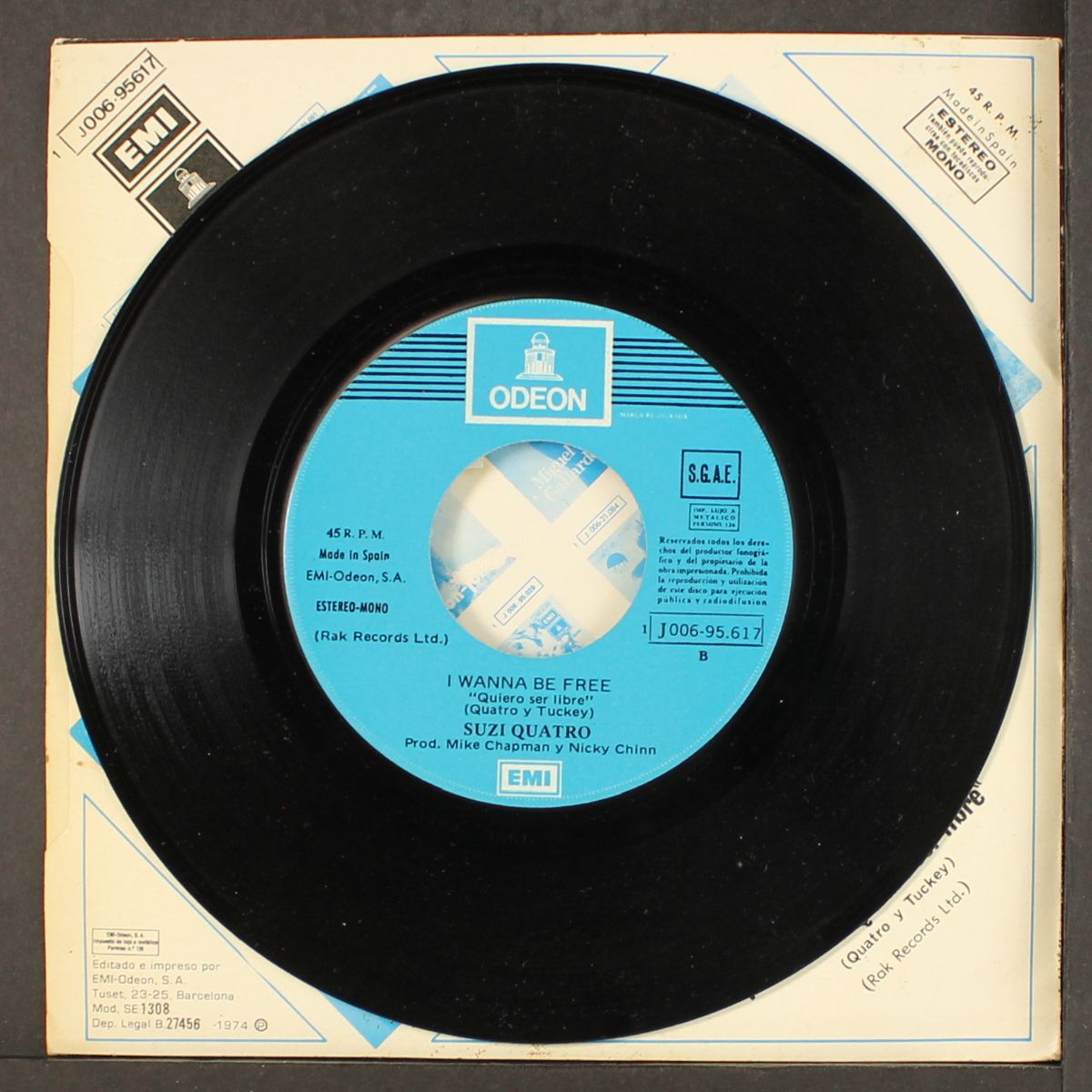 too big / i wanna be free by SUZI QUATRO