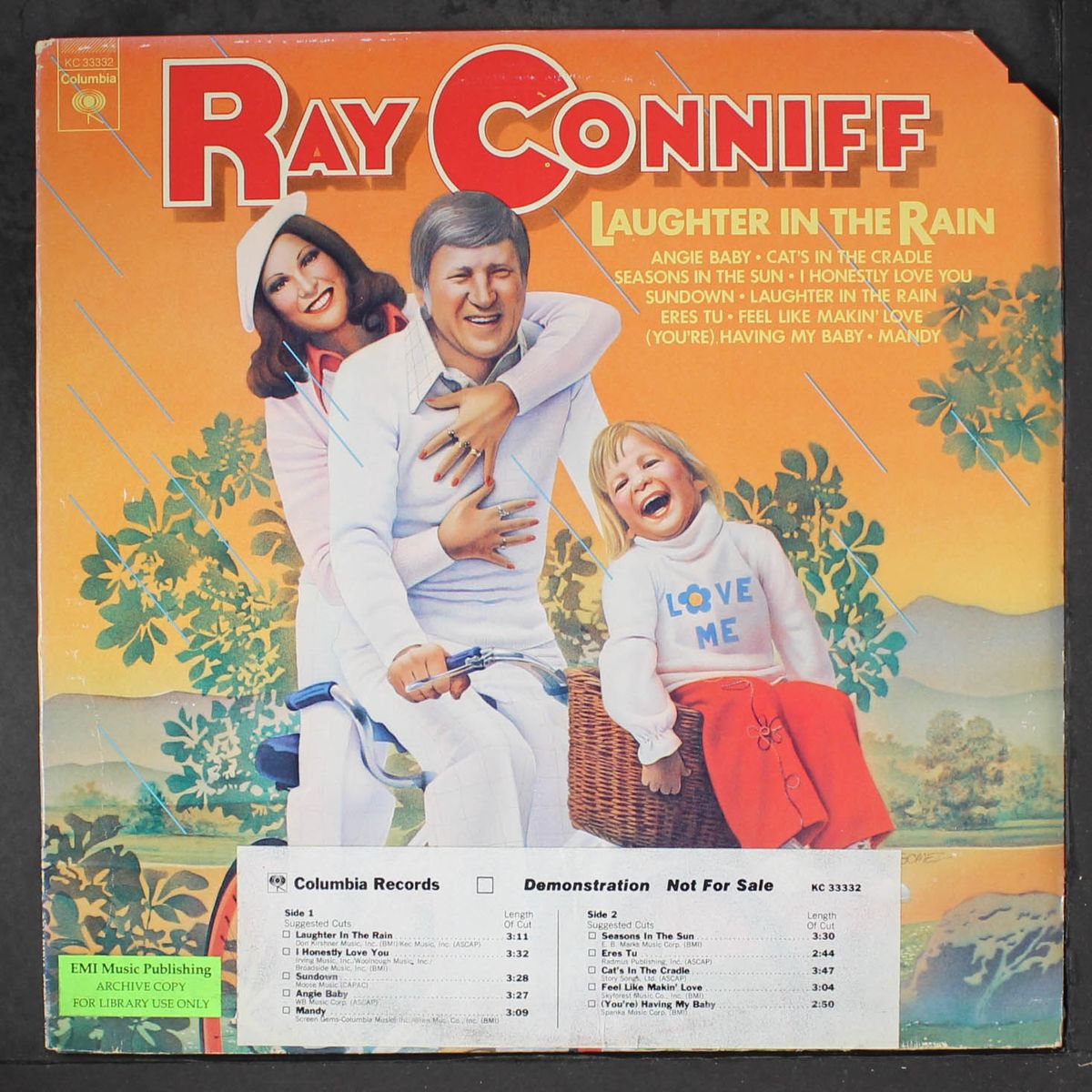 laughter in the rain by RAY CONNIFF