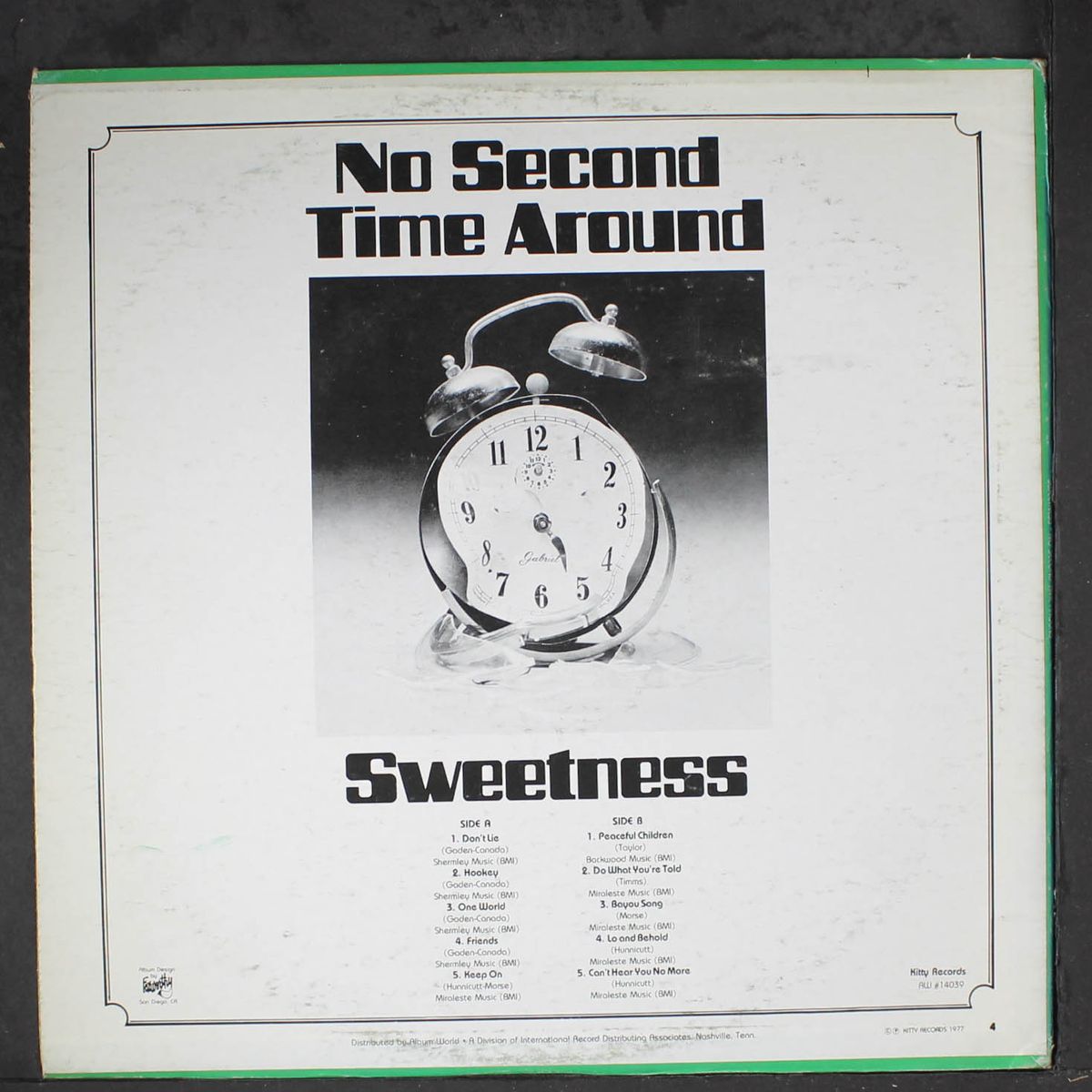 no second time around by SWEETNESS