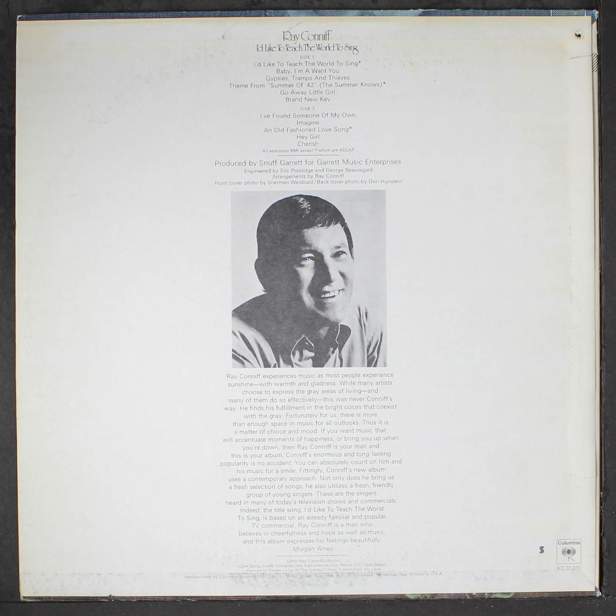 i'd like to teach the world to sing by RAY CONNIFF