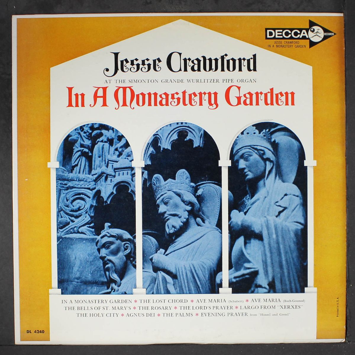 in a monastery garden by JESSE CRAWFORD