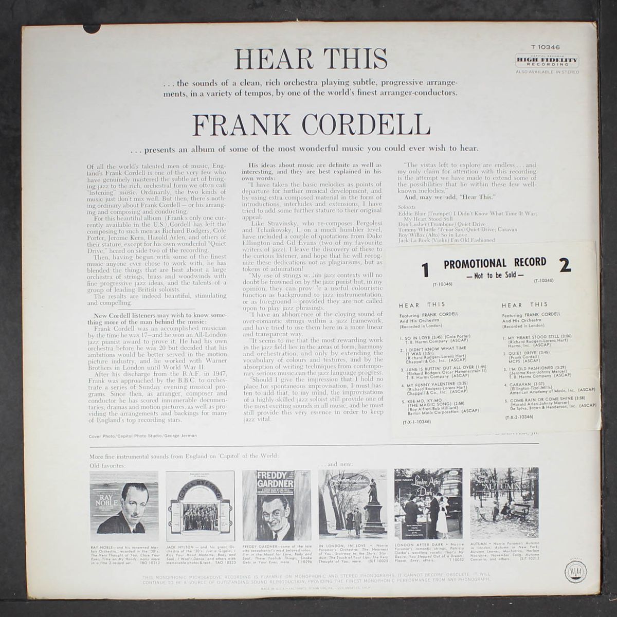 hear this by FRANK CORDELL