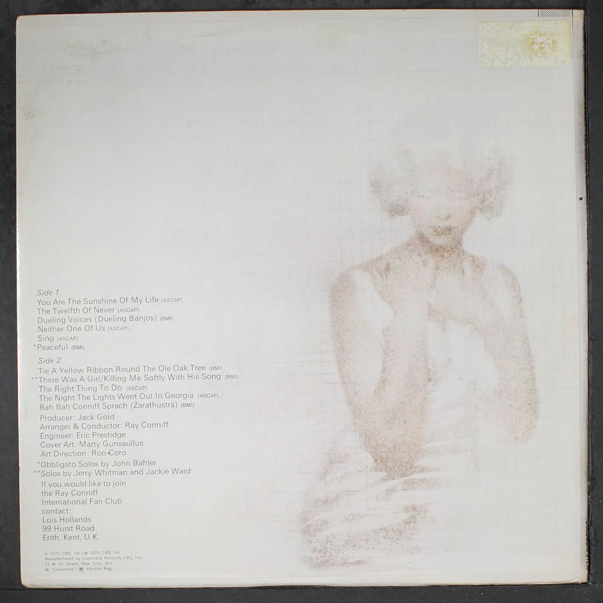 you are the sunshine of my life by RAY CONNIFF