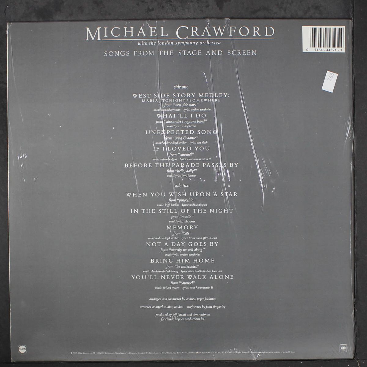 songs from the stage and screen by MICHAEL CRAWFORD