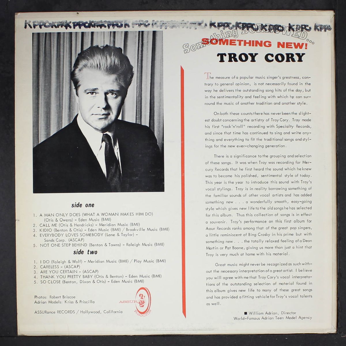 something borrowed...something new by TROY CORY