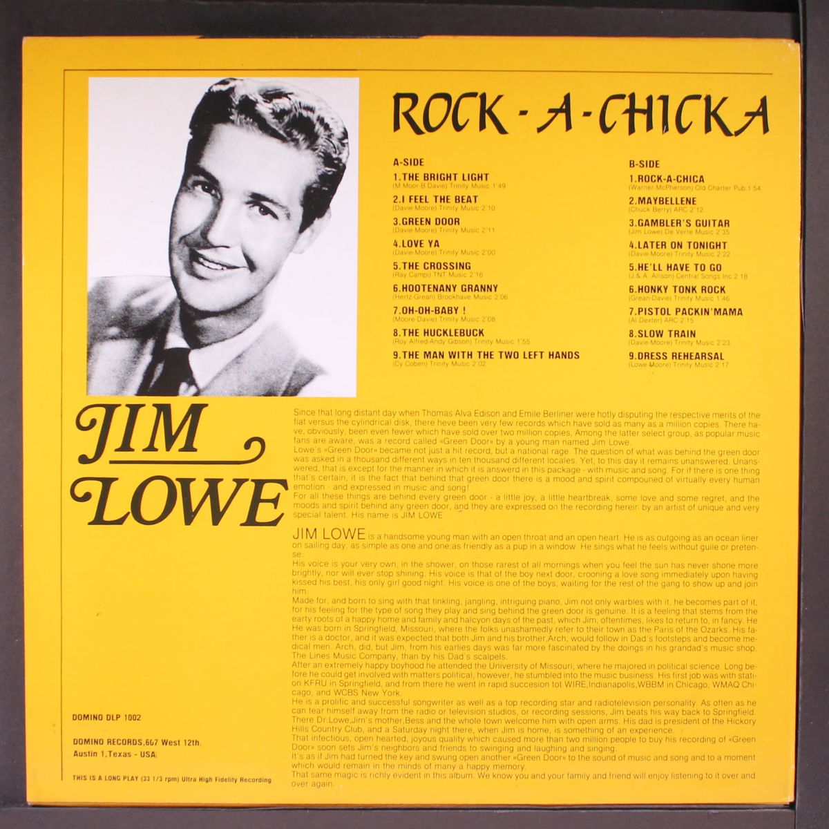 rock-a-chicka by JIM LOWE