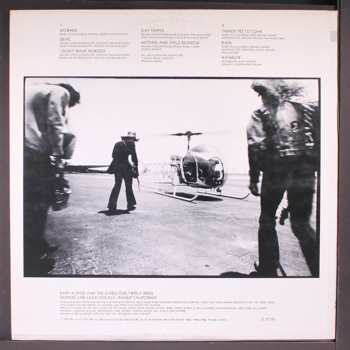 kapt. kopter & fabulous twirly birds by RANDY CALIFORNIA