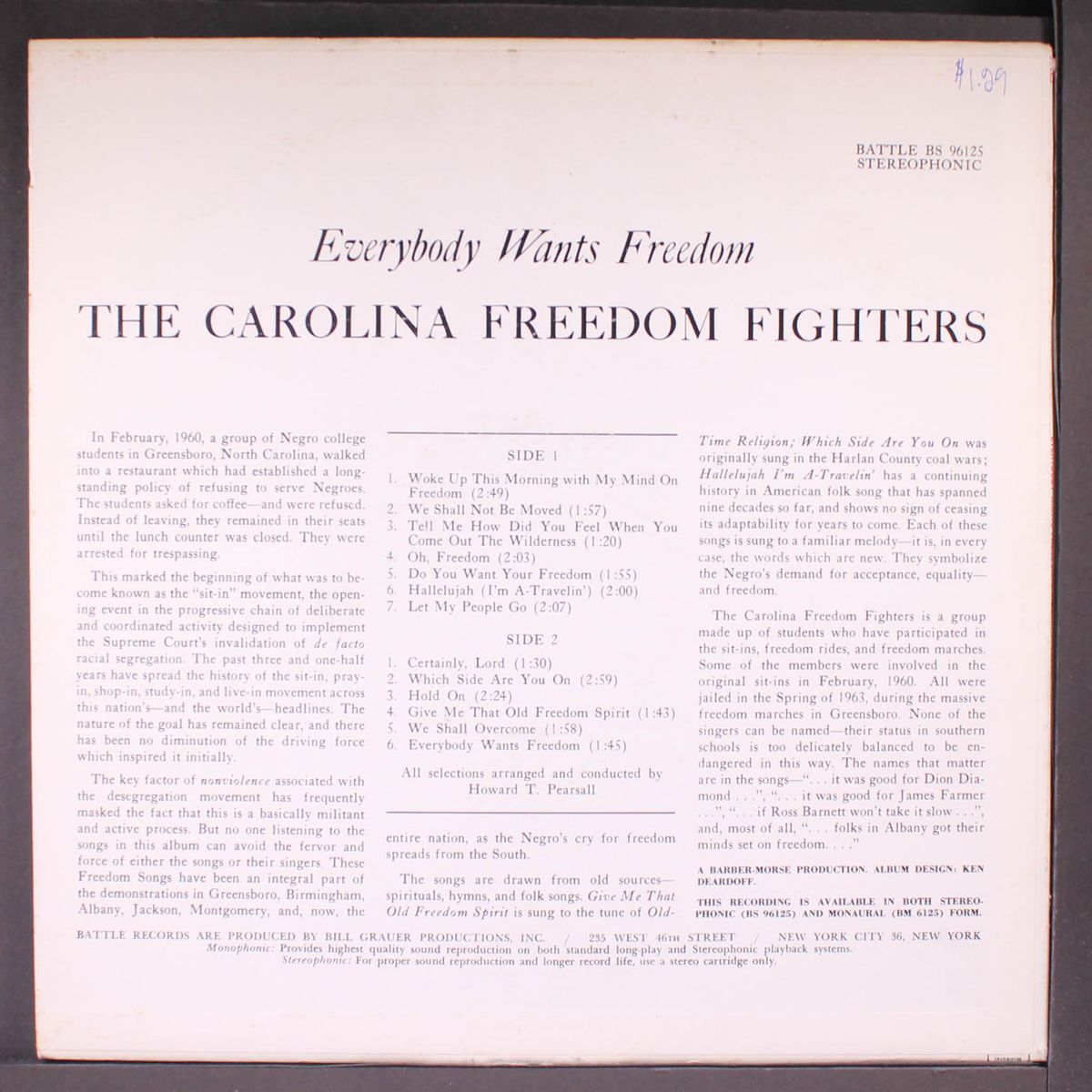 everybody wants freedom by CAROLINA FREEDOM FIGHTERS