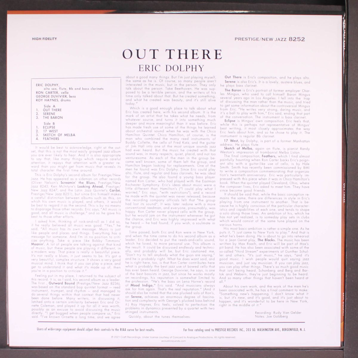 out there by ERIC DOLPHY