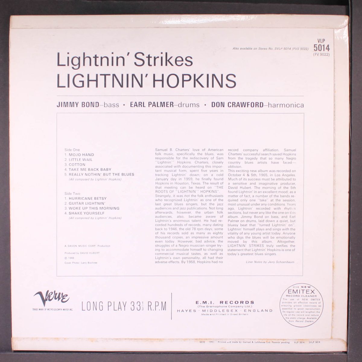 lightnin' strikes by LIGHTNIN' HOPKINS