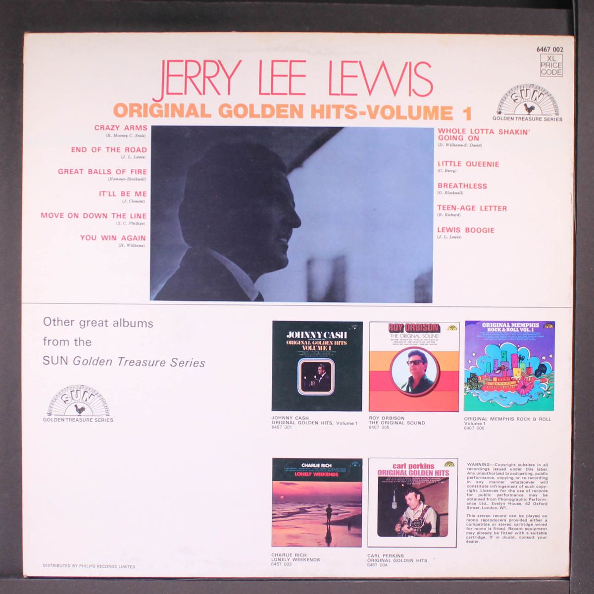 original golden hits, vol. 1 by JERRY LEE LEWIS