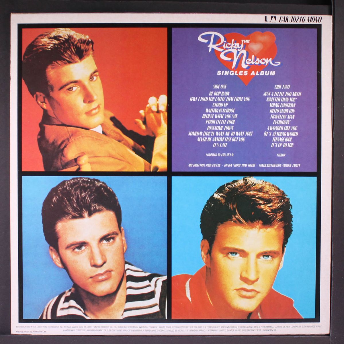 singles album by RICK NELSON