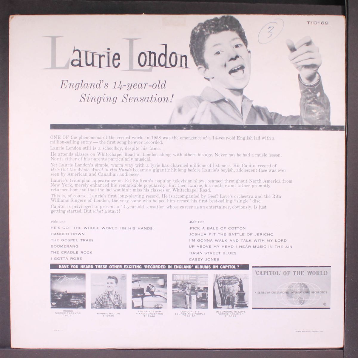 england's 14-year old singing sensation by LAURIE LONDON