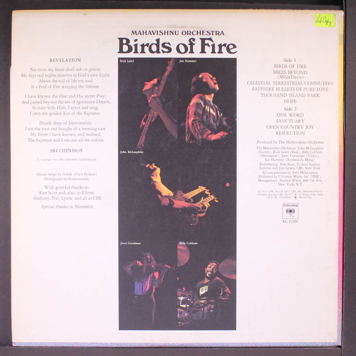 birds of fire by MAHAVISHNU ORCHESTRA