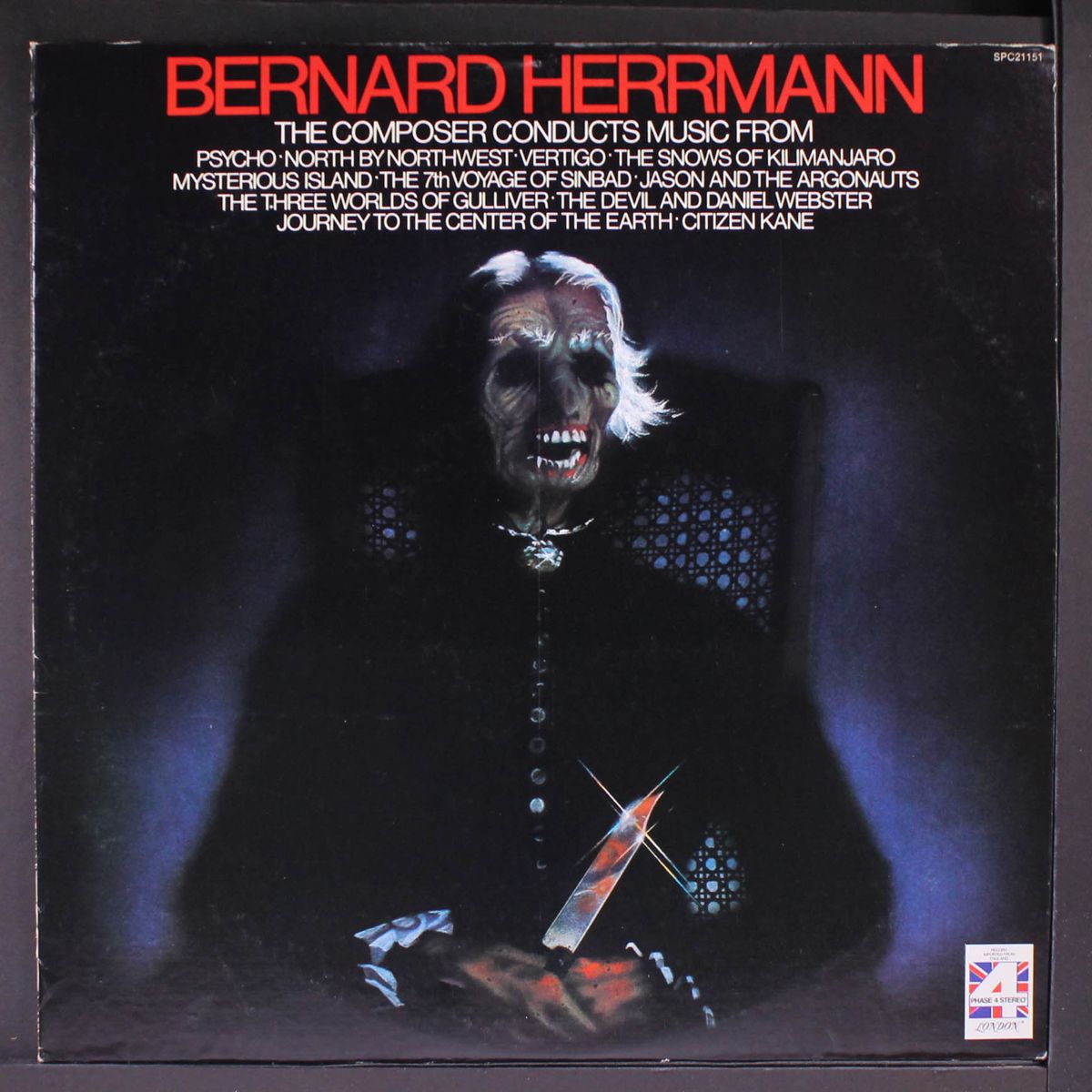 the composer conducts music from psycho and other film scores by BERNARD HERRMANN