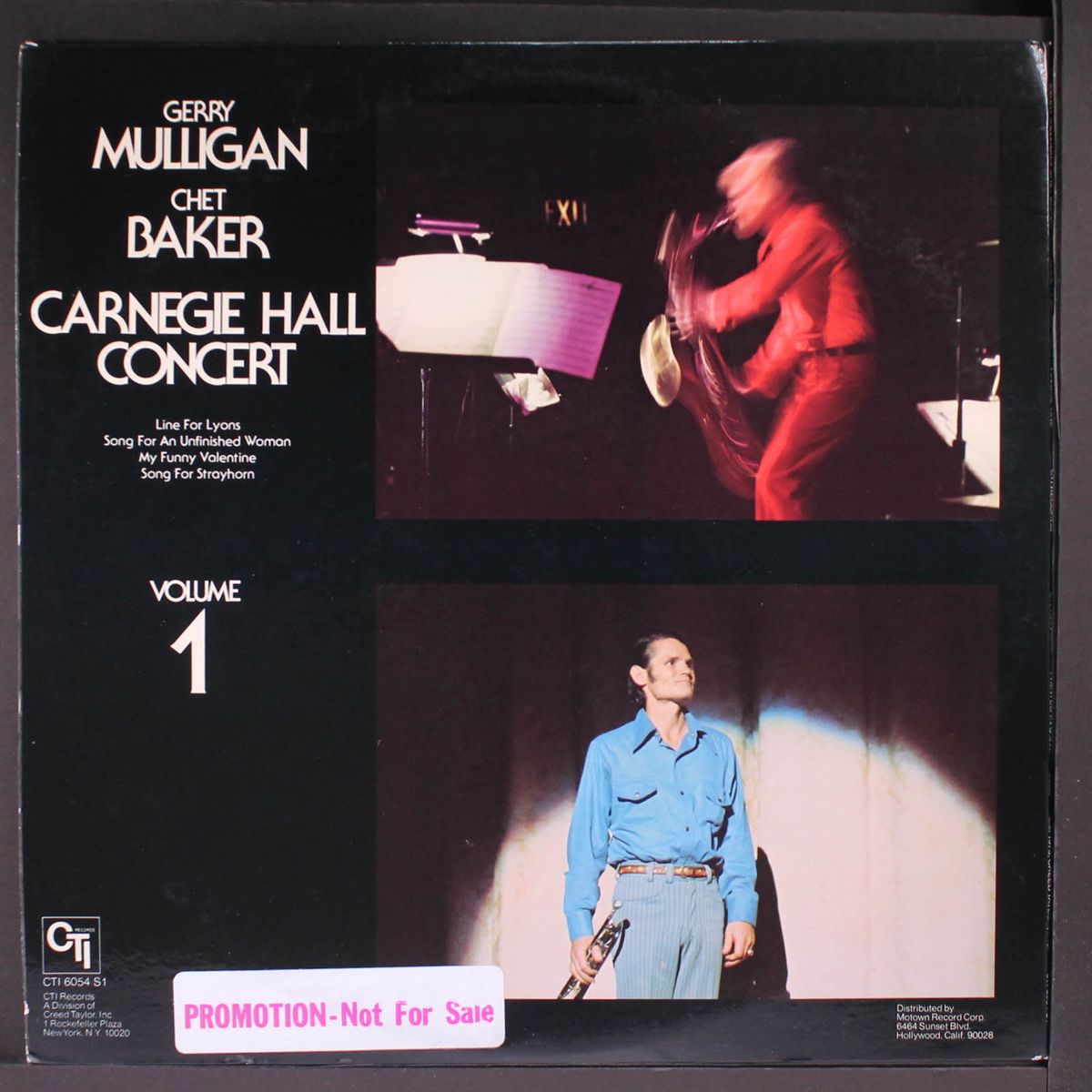 carnegie hall concert, vol. 1 by GERRY MULLIGAN & CHET BAKER