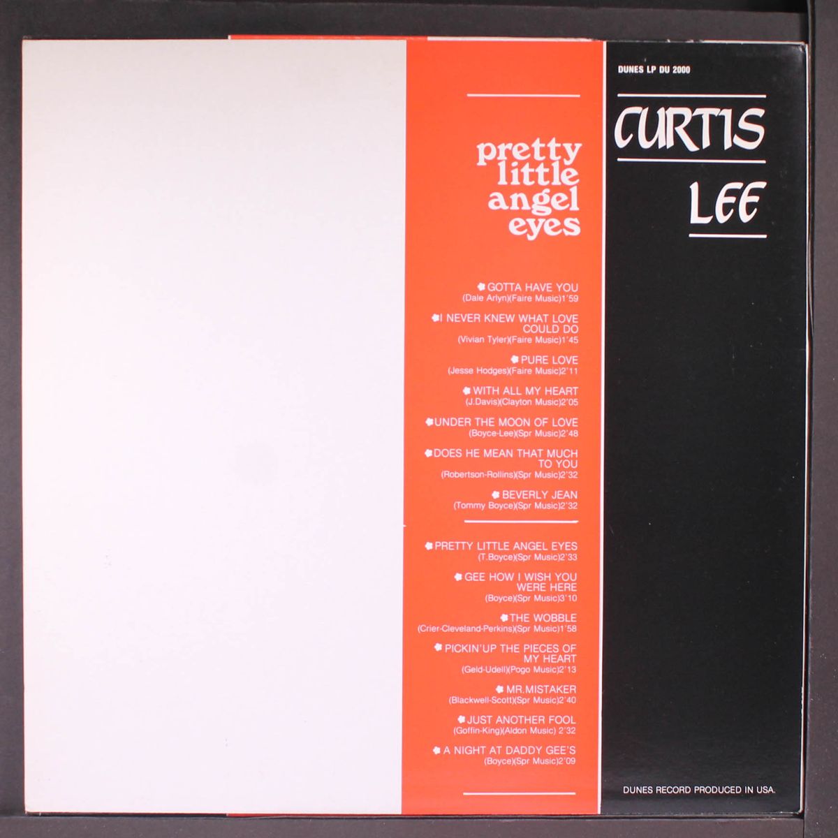 pretty little angel eyes by CURTIS LEE