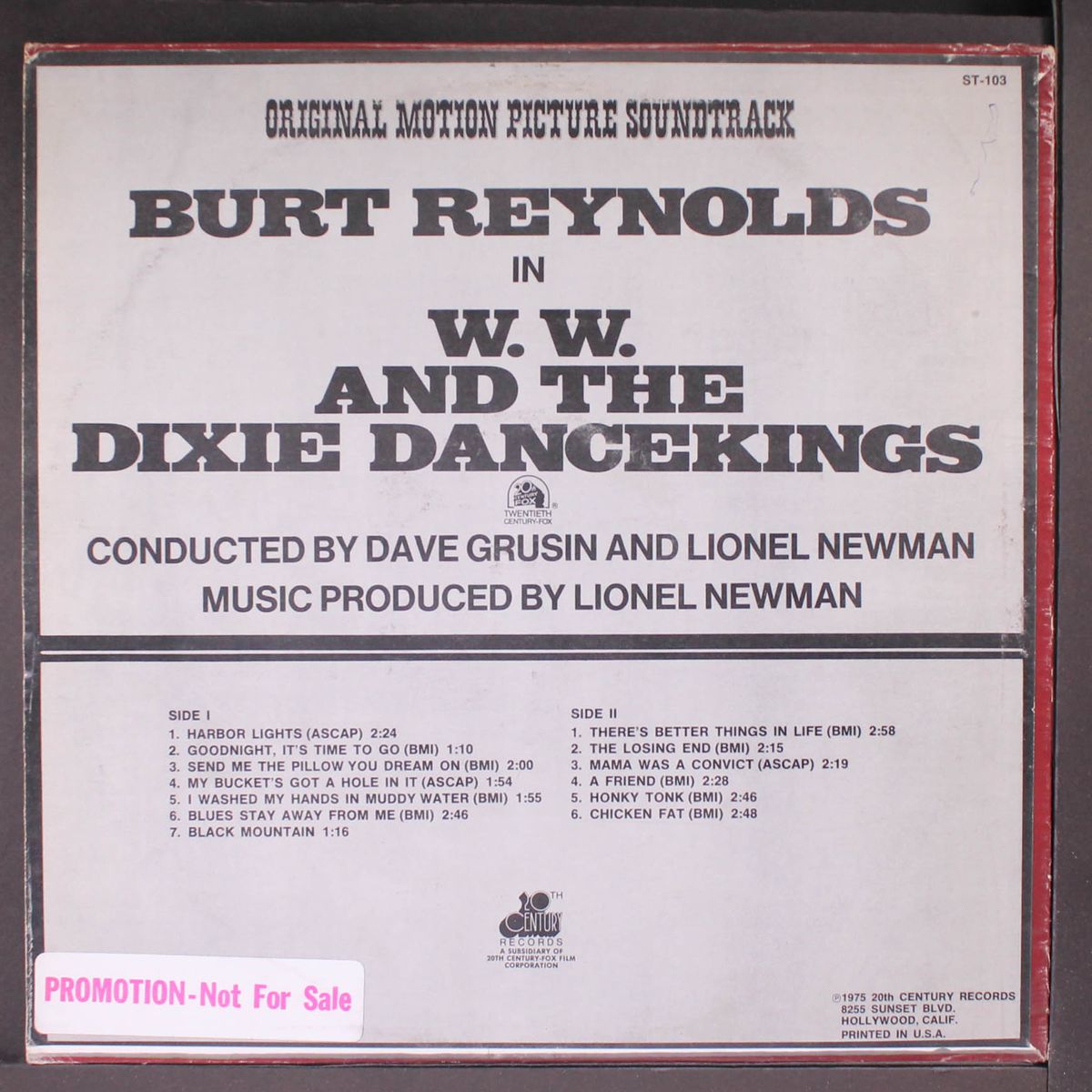 w.w. and the dixie dancekings by SOUNDTRACK