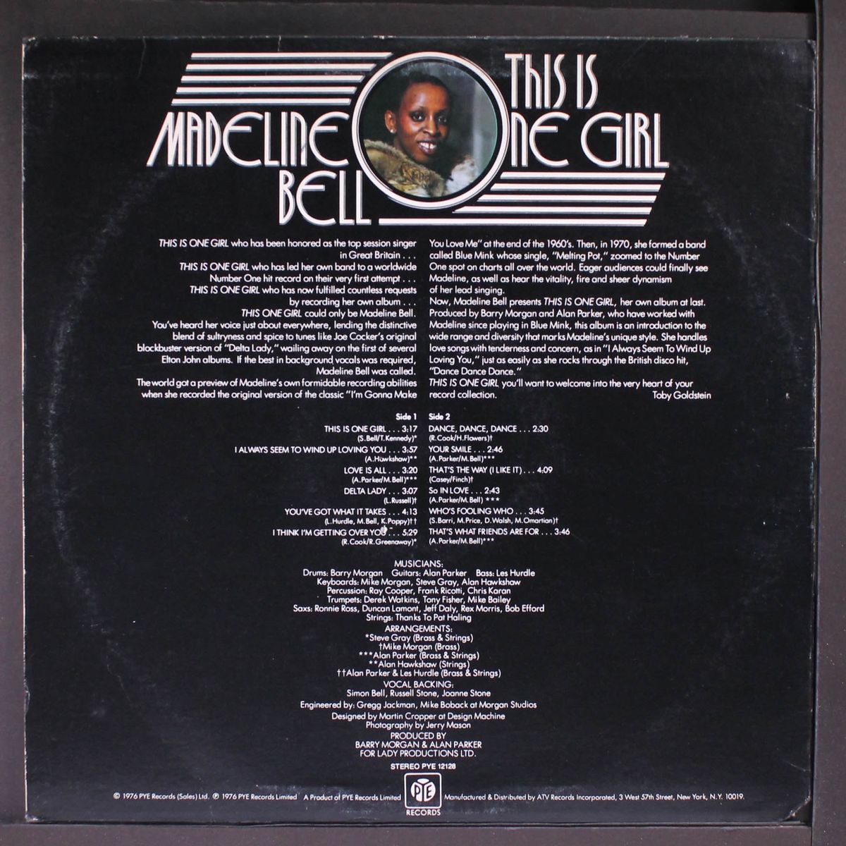 this is one girl by MADELINE BELL