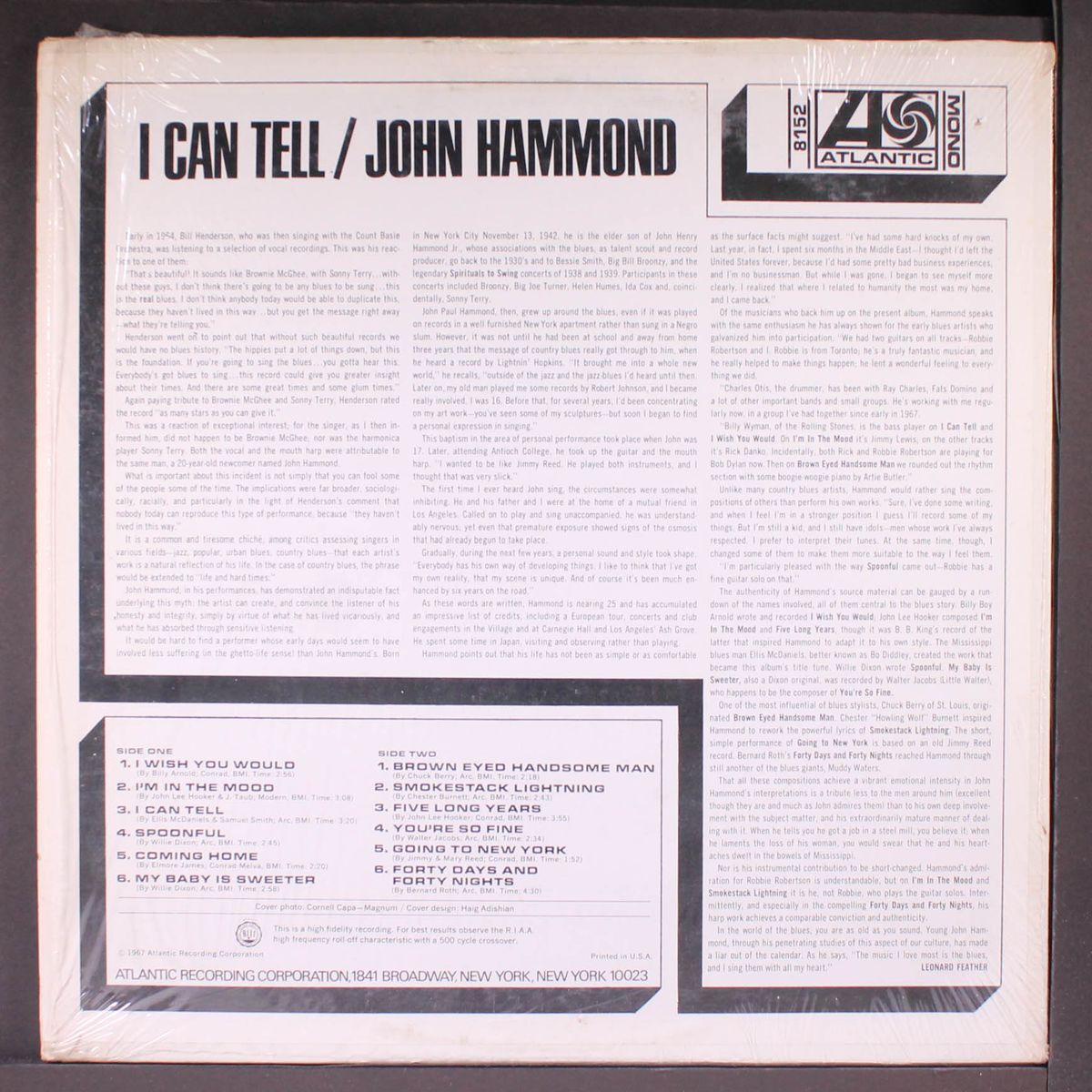 i can tell by JOHN HAMMOND