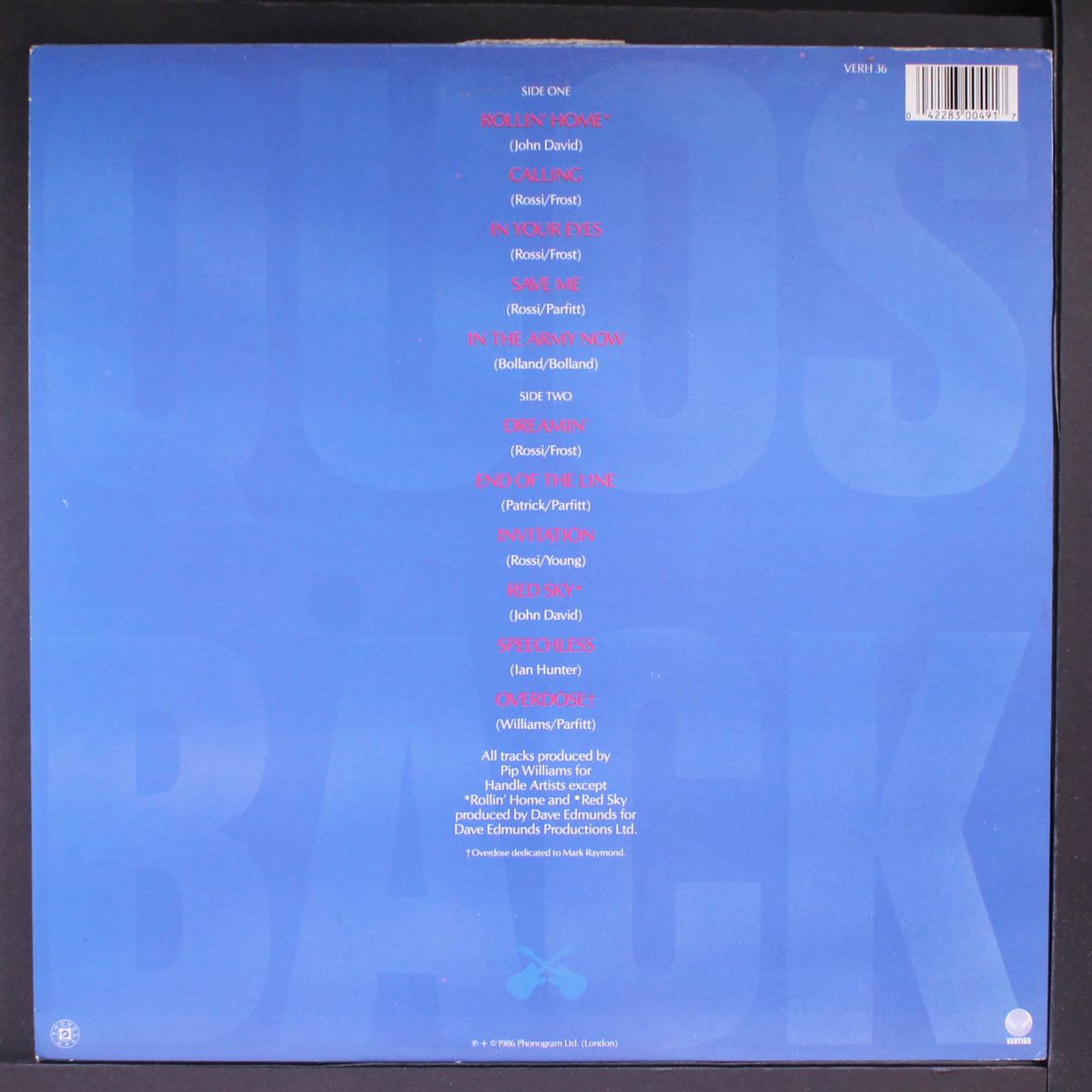 in the army now by STATUS QUO