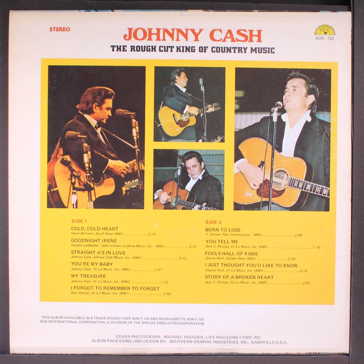 the rough cut king of country music by JOHNNY CASH