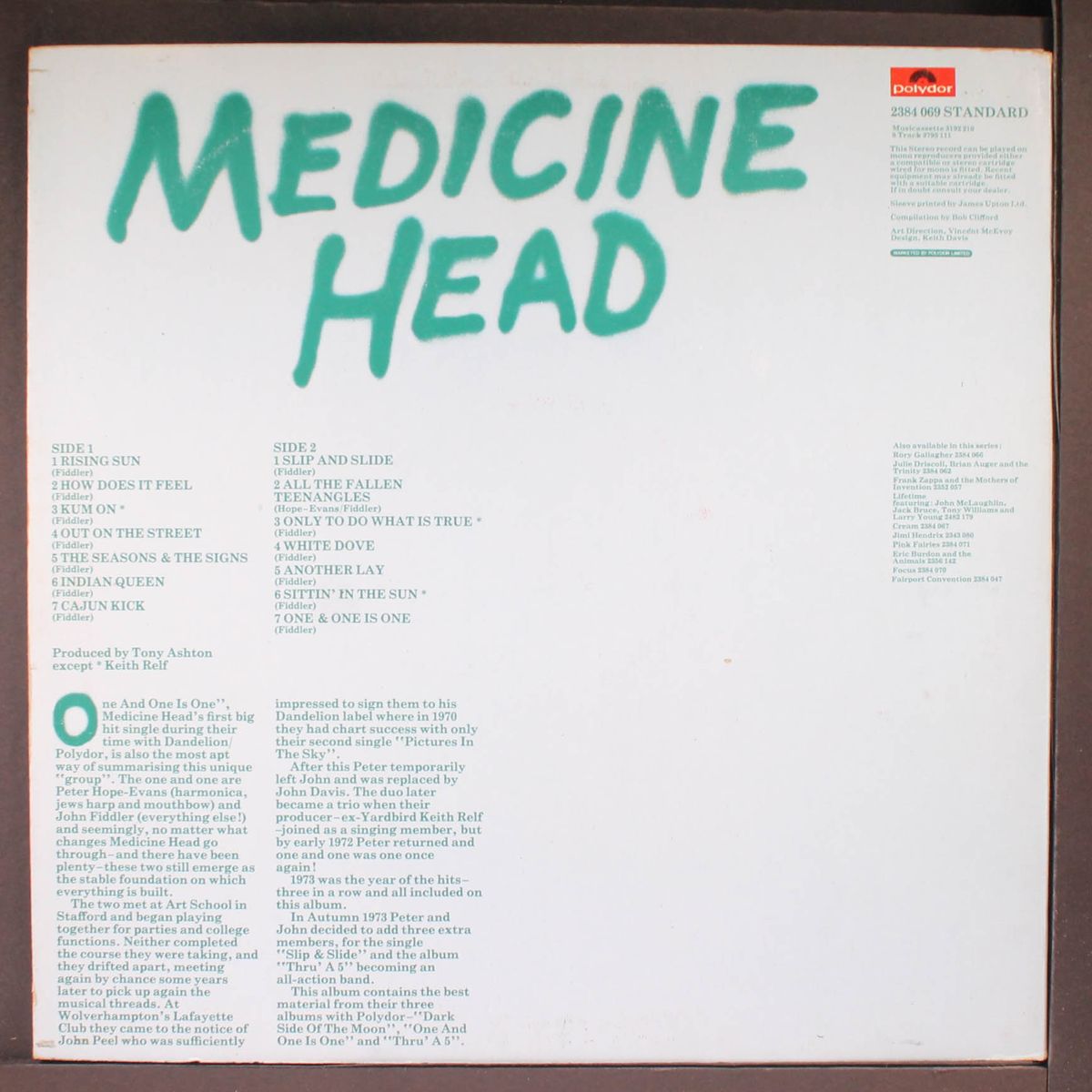 medicine head by MEDICINE HEAD