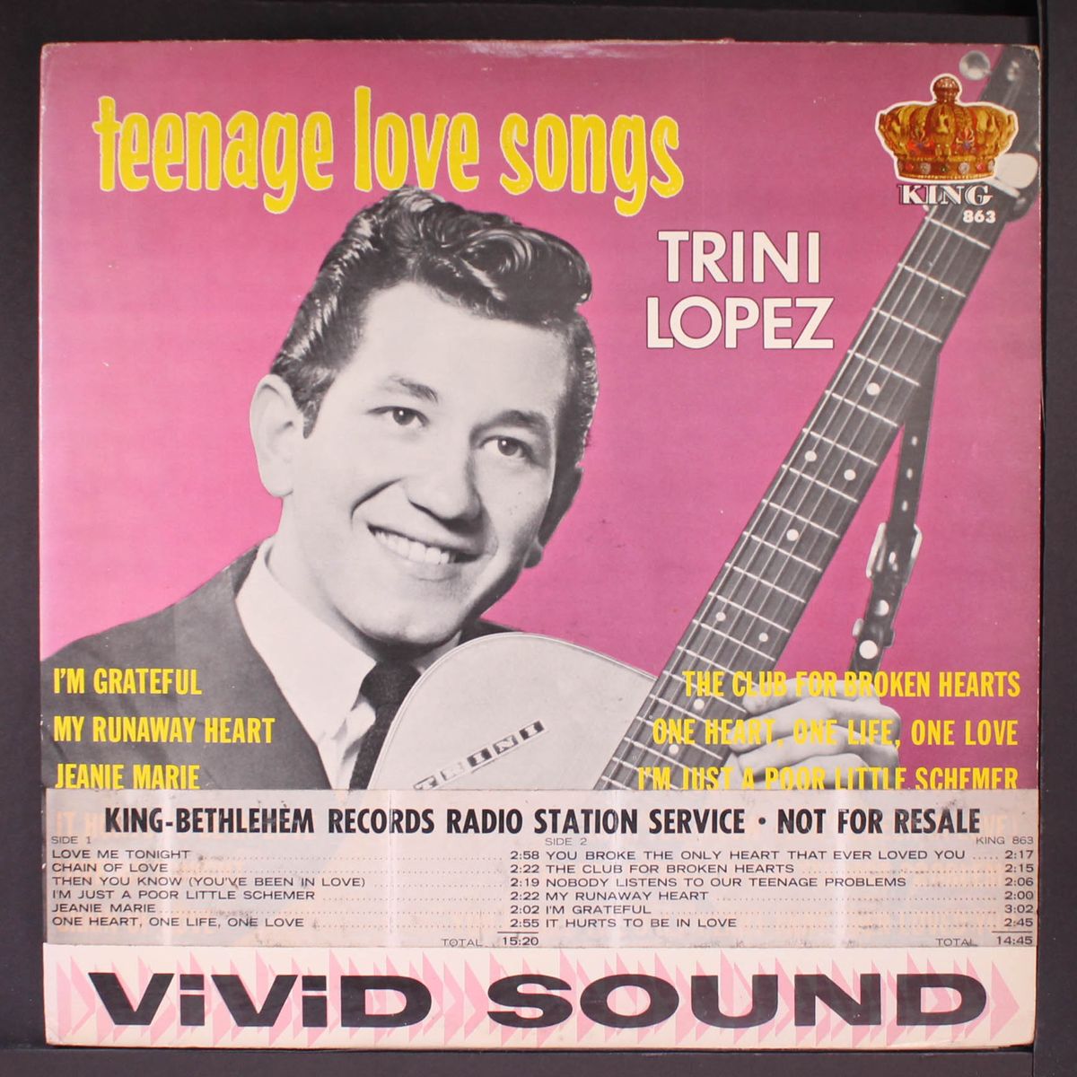 teenage love songs by TRINI LOPEZ