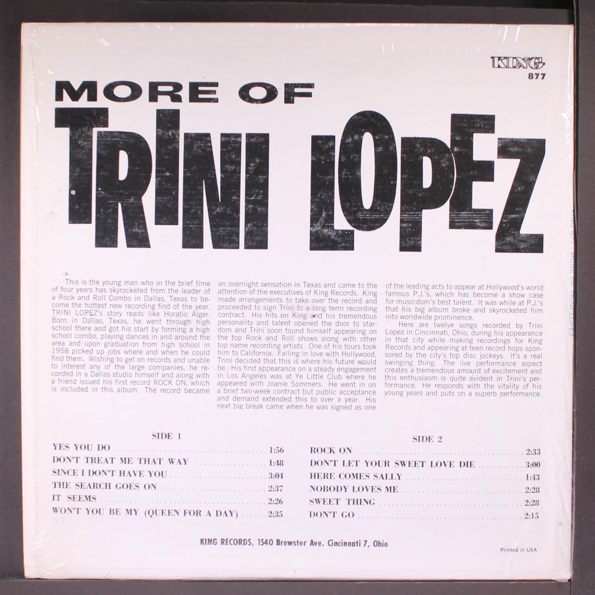 more of by TRINI LOPEZ