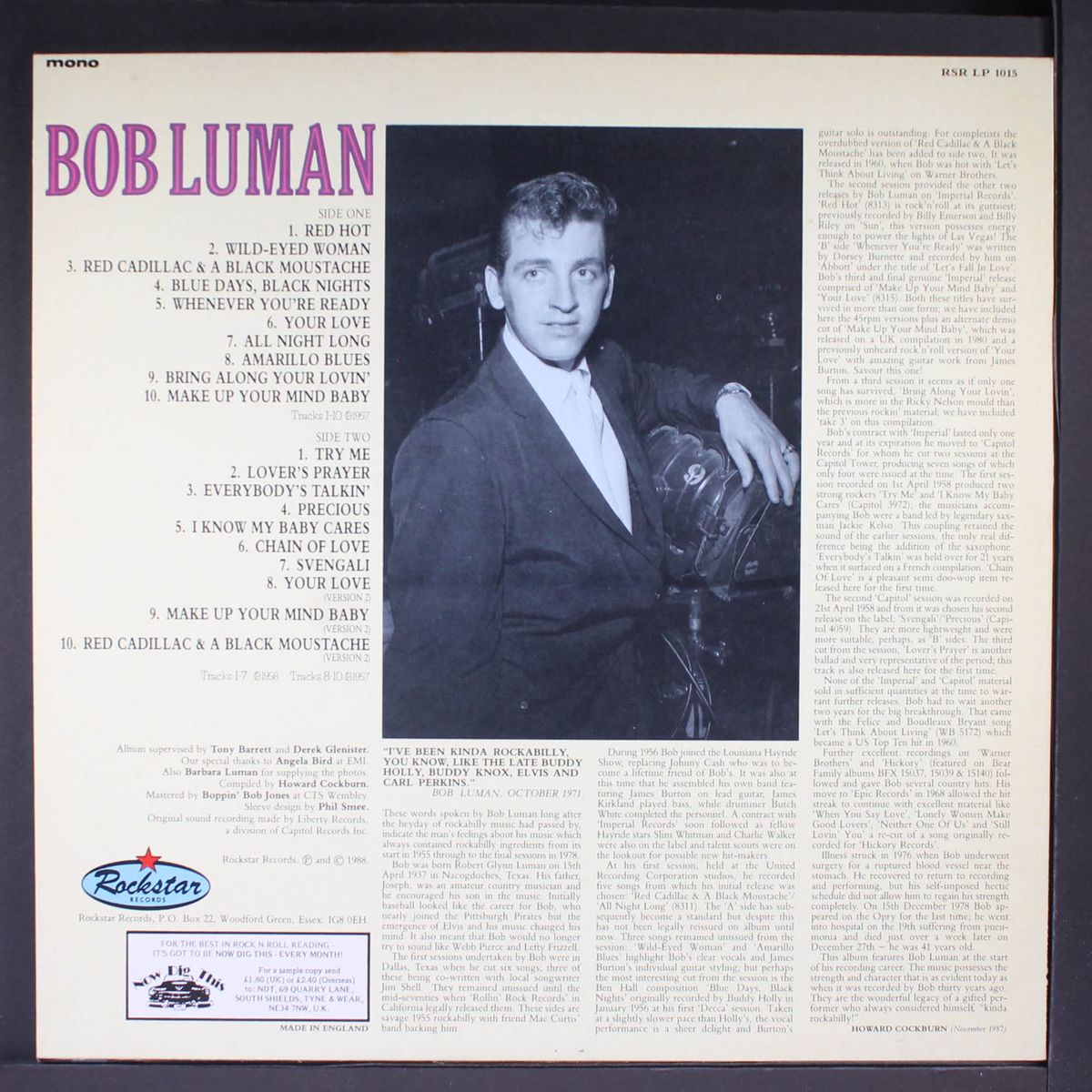 try me by BOB LUMAN