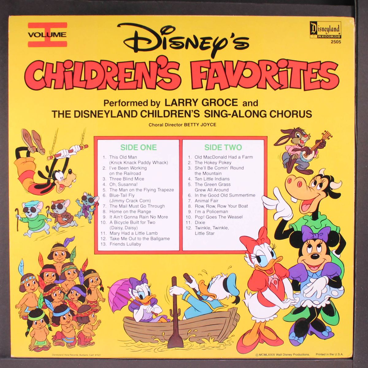 children's favorites, vol. 1 by WALT DISNEY