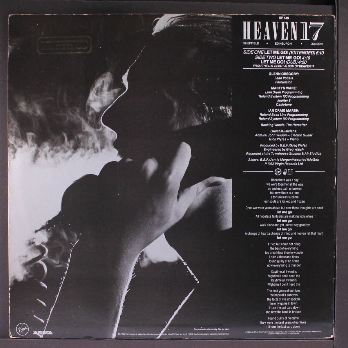 let me go by HEAVEN 17