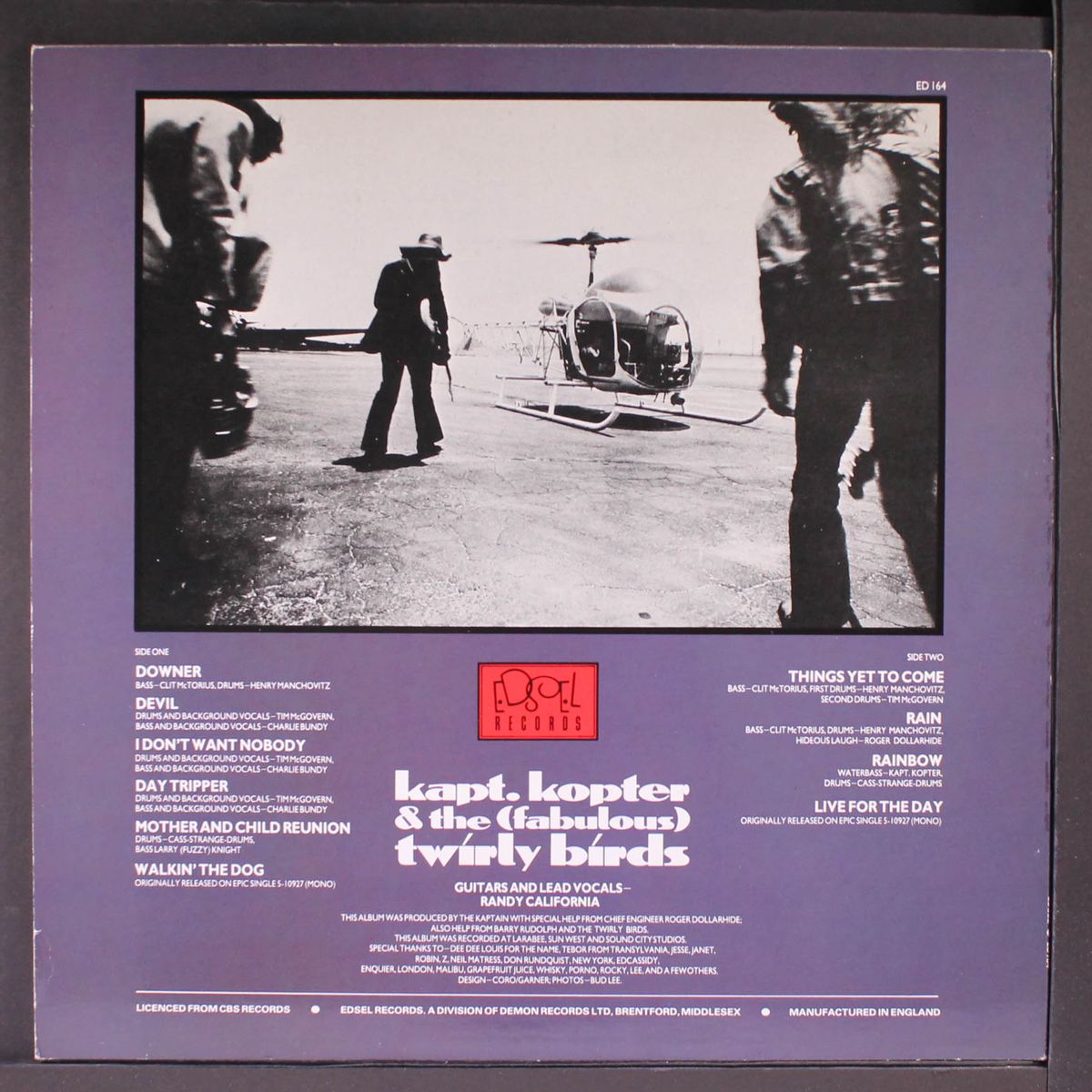 kapt. kopter & fabulous twirly birds by RANDY CALIFORNIA