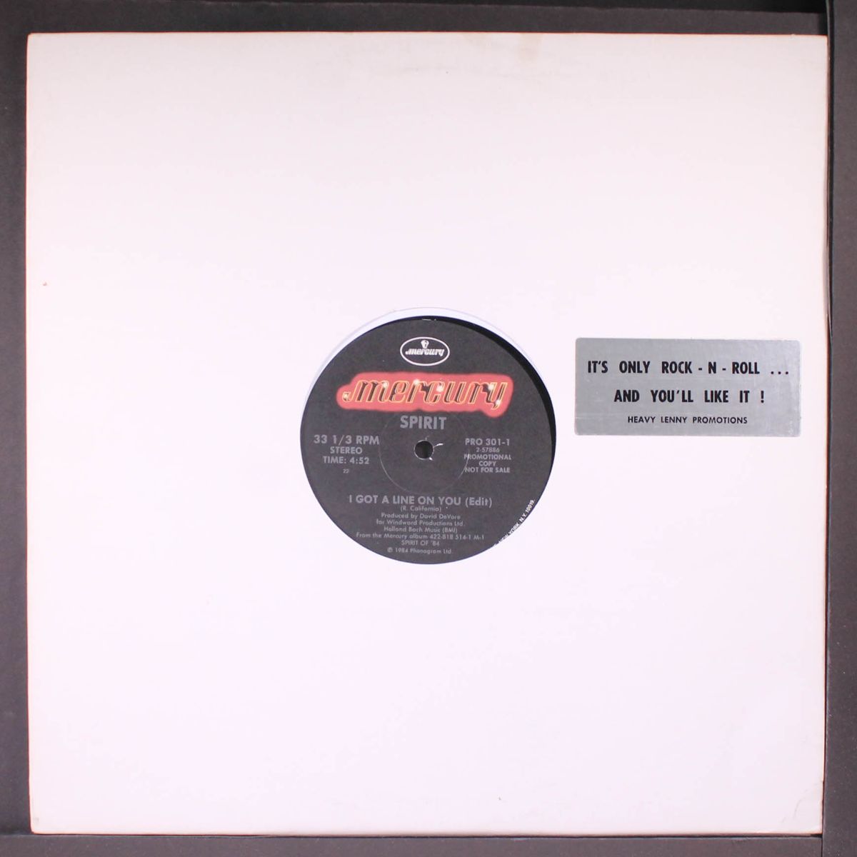 i got a line on you / black satin nights by SPIRIT