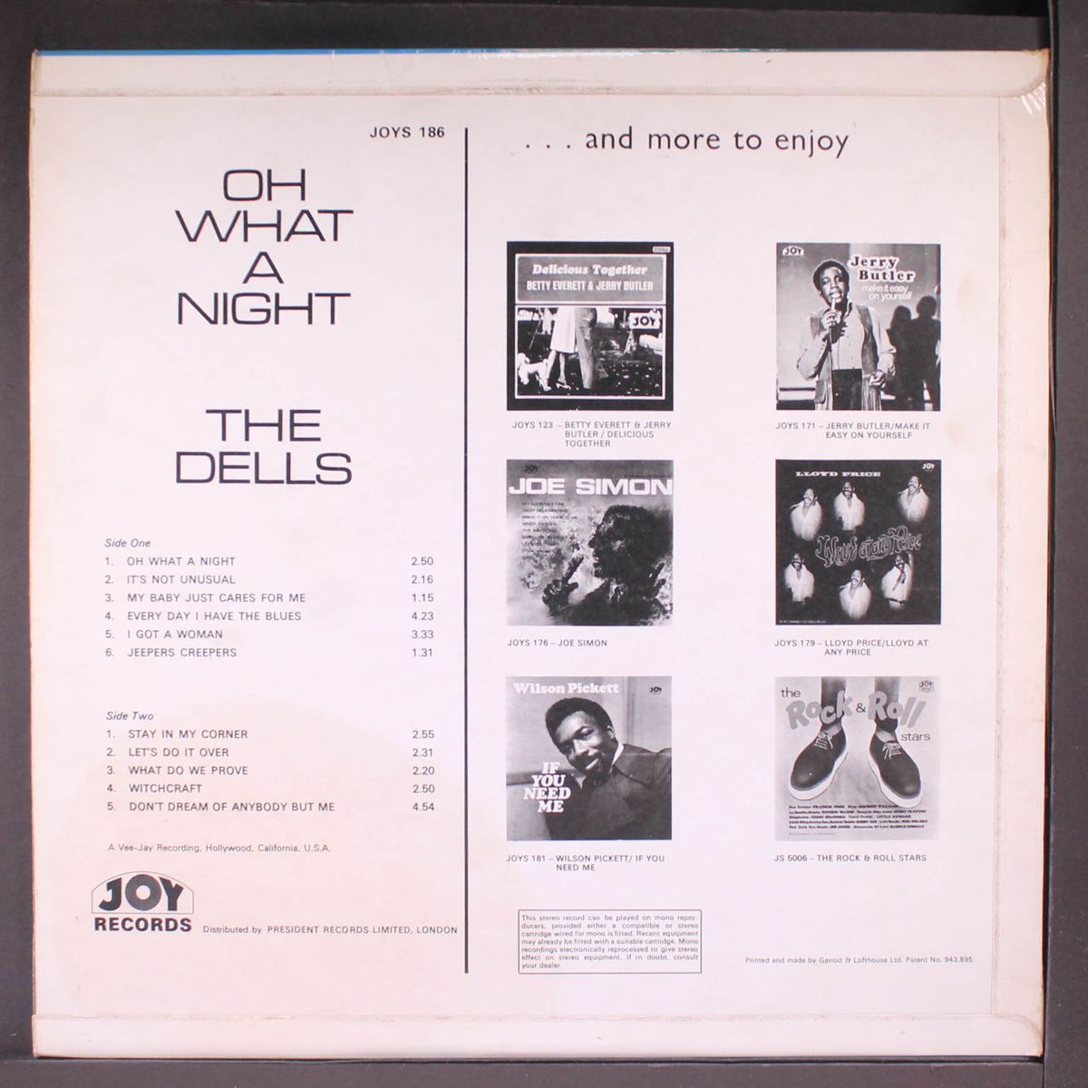 oh what a night by DELLS