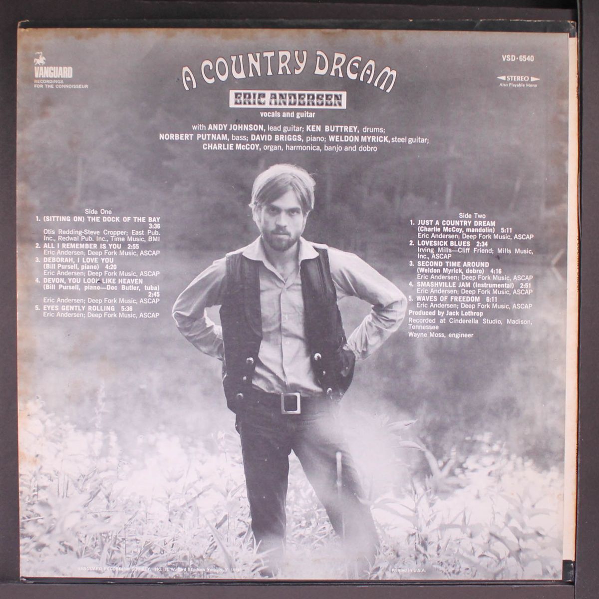 a country dream by ERIC ANDERSEN