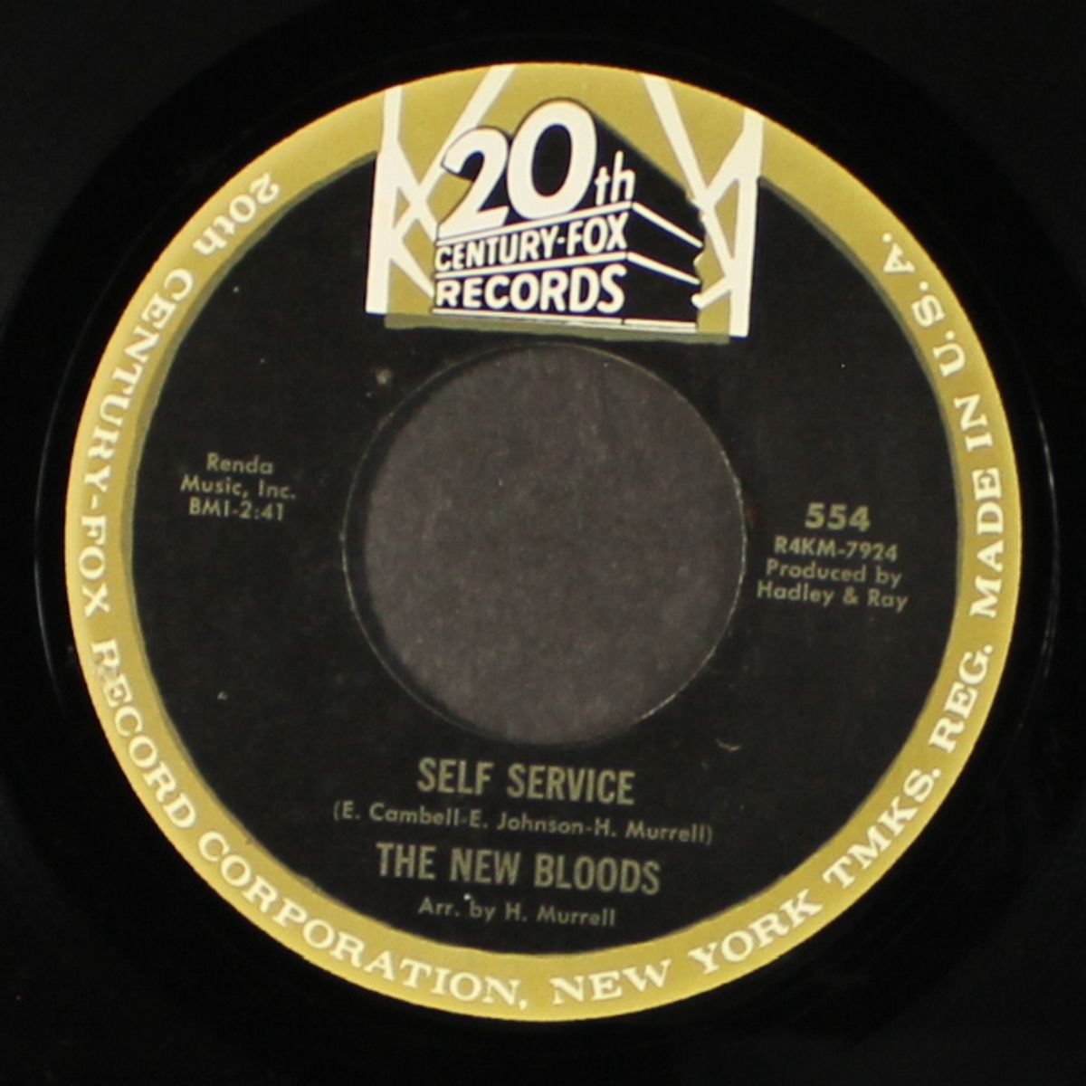 self service / found a love, where it's at by NEW BLOODS