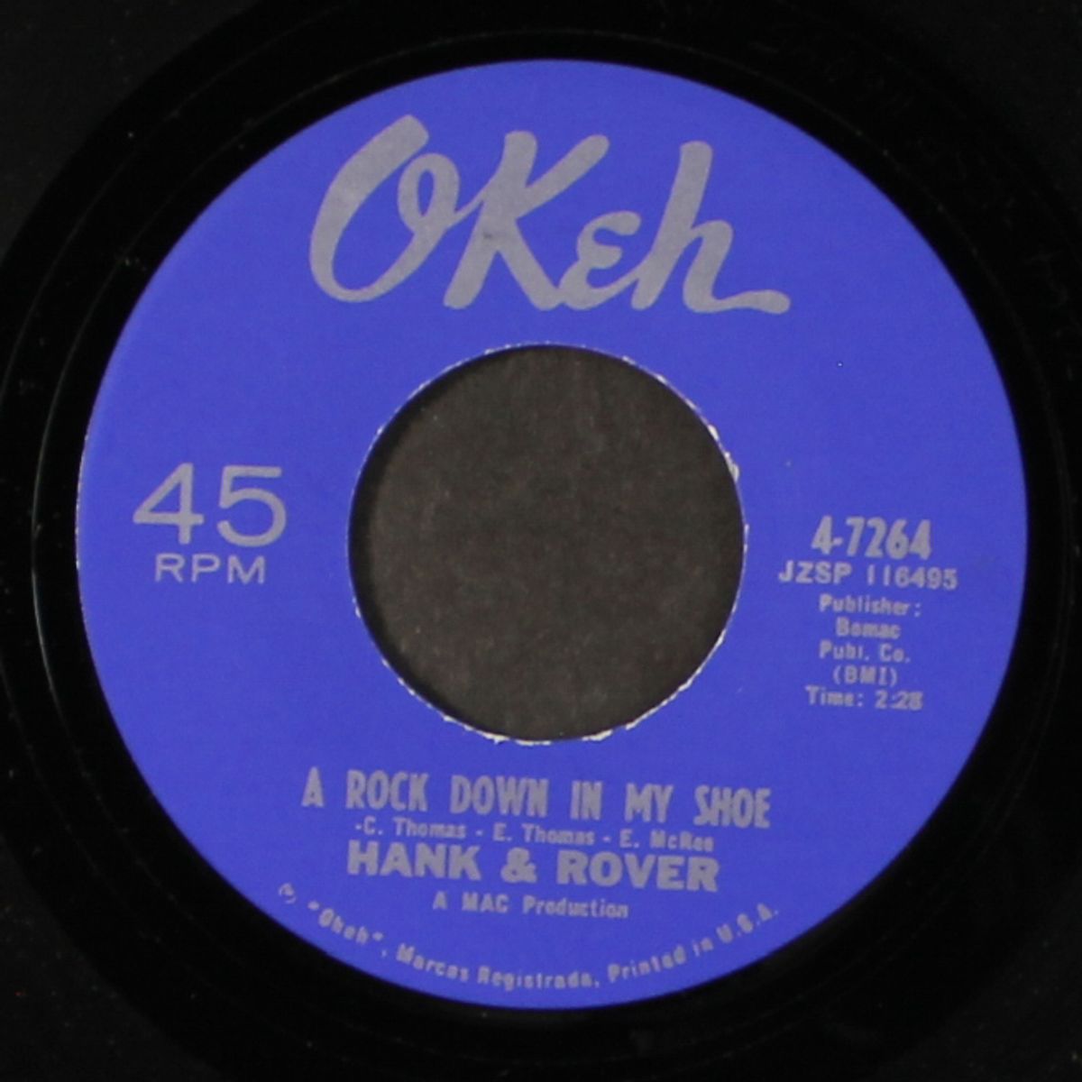 a lot to be done / a rock down in my shoe by HANK & ROVER