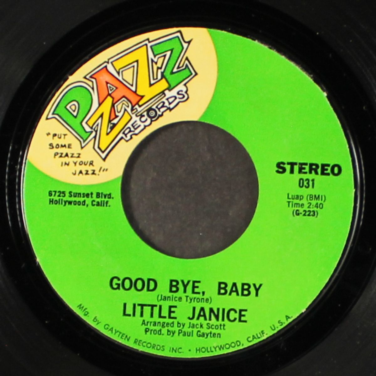 good bye, baby / texas woman by LITTLE JANICE