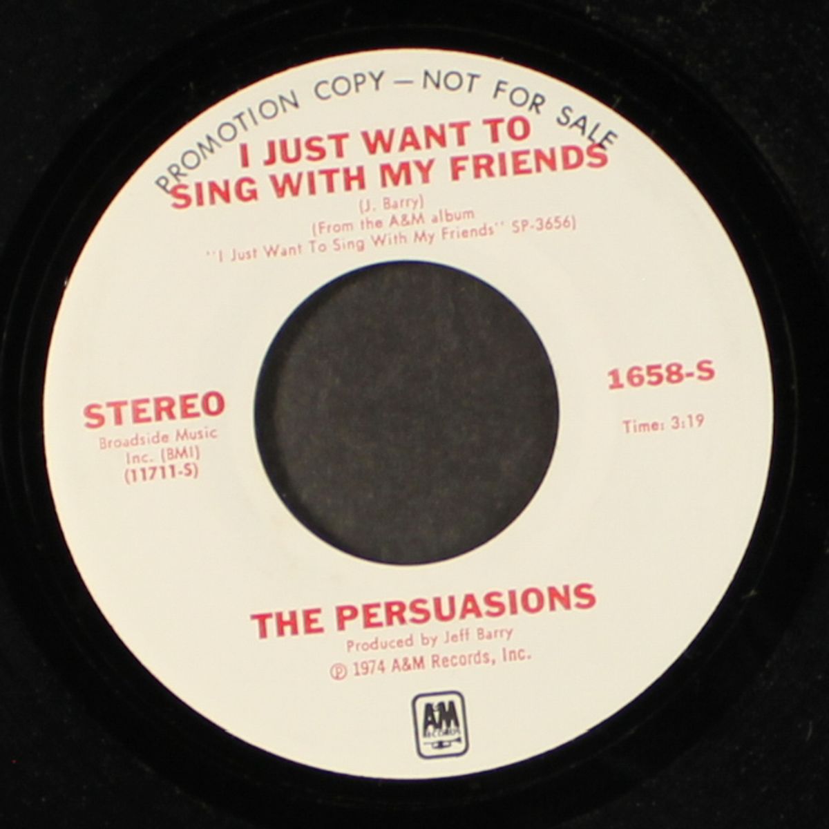 i just want to sing with my friends / somewhere to lay my head by PERSUASIONS