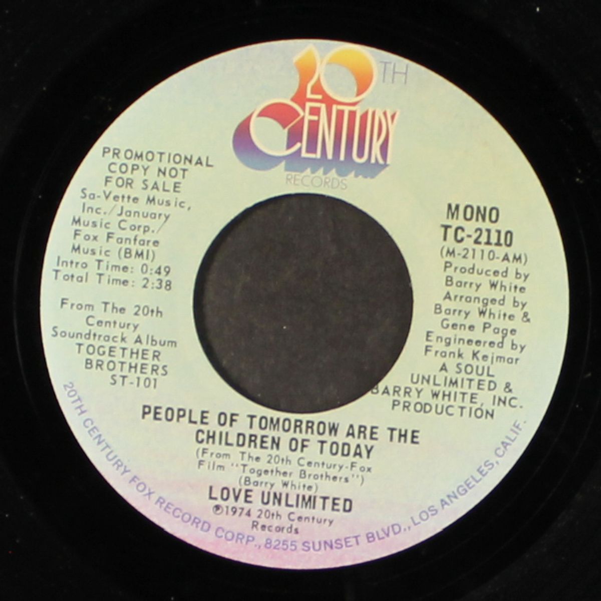 people of tomorrow are the children of today / mono by LOVE UNLIMITED