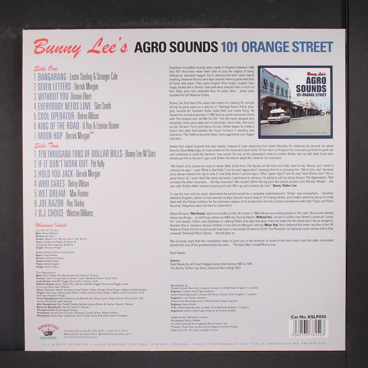 bunny lee's agro sounds: 101 orange street by VARIOUS