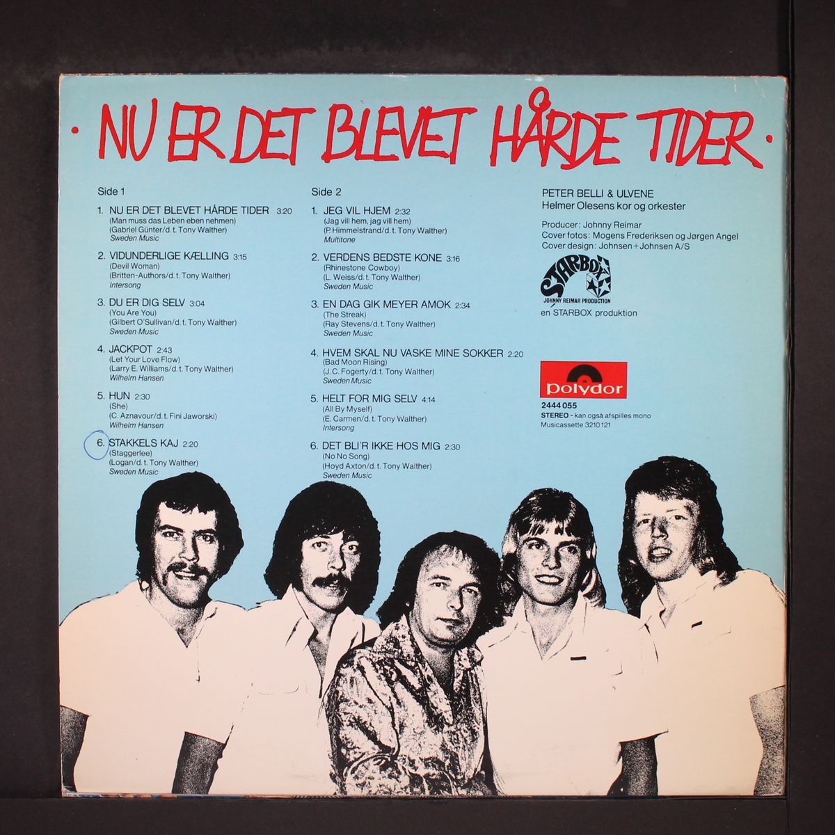 nu er det blevet harde tider by PETER BELLI