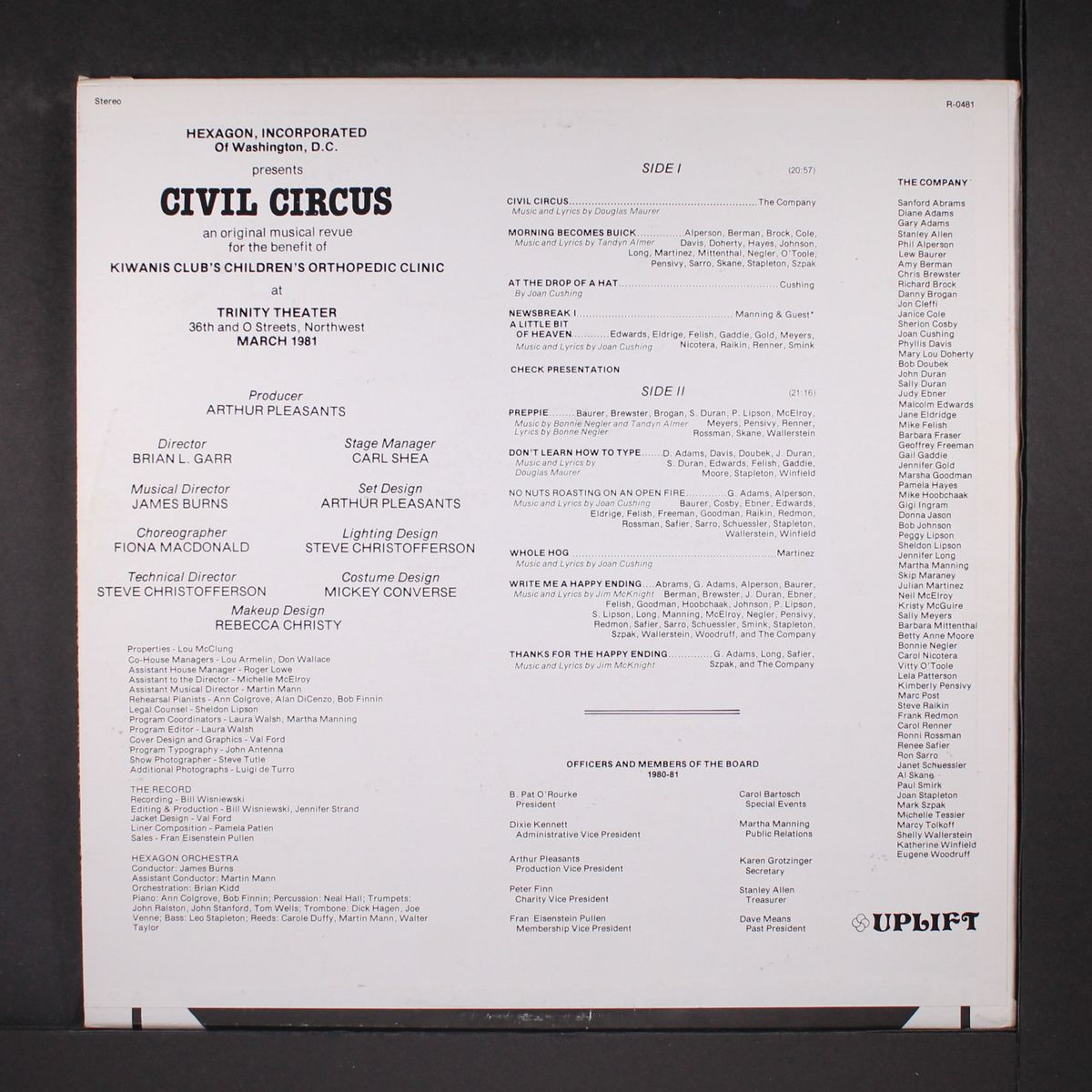 civil circus by ORIGINAL CAST