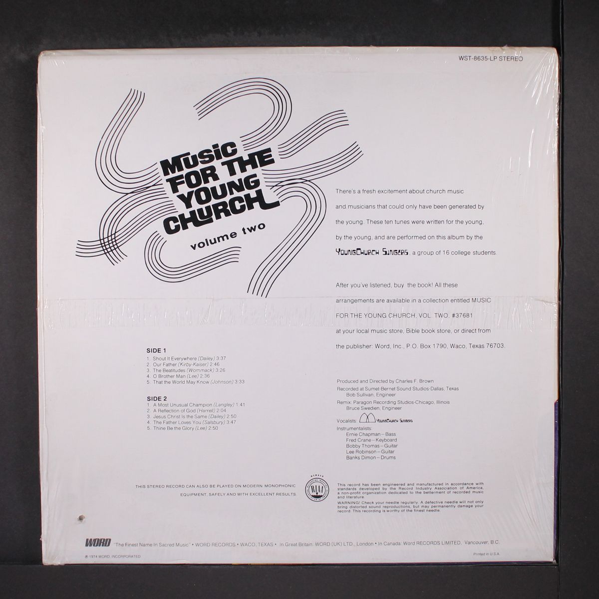 music for the young church by YOUNG CHURCH SINGERS