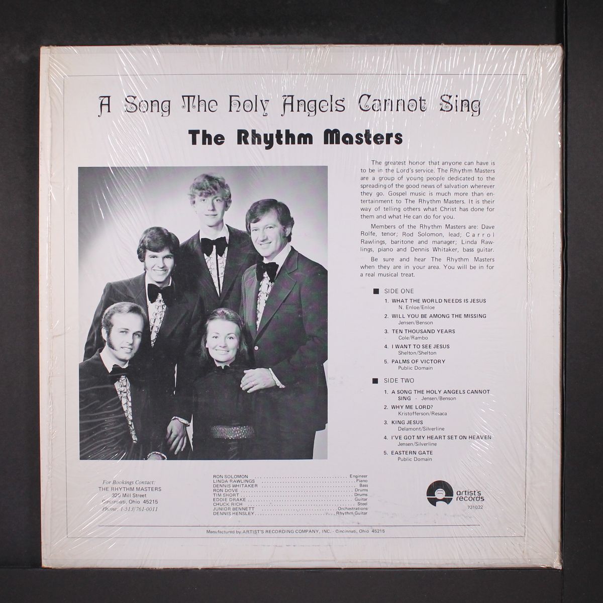 a song the holy angels cannot sing by RHYTHM MASTERS
