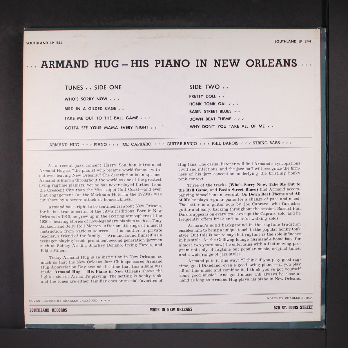 his piano in new orleans by ARMAND HUG