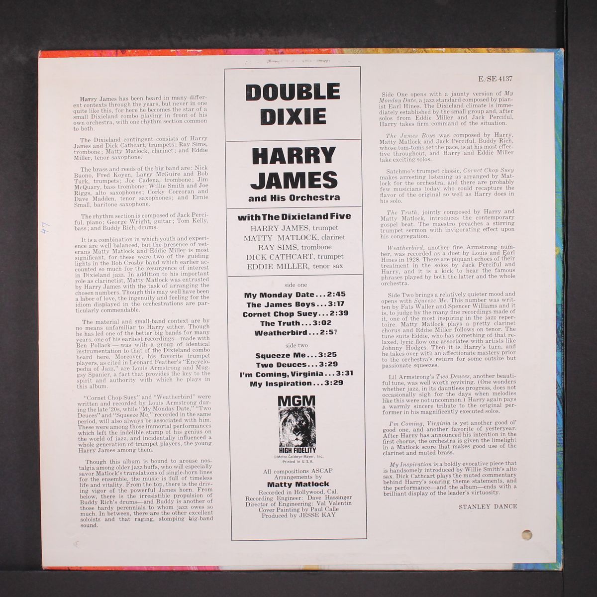 double dixie! by HARRY JAMES